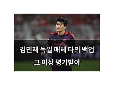김민재 독일 매체 타의 백업 그 이상 평가받아